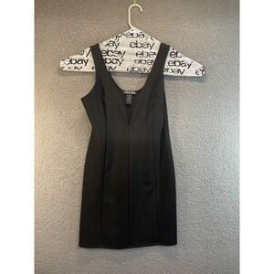 Paper doll fit‎ flare dress sleeveless  Black  grunge Large
